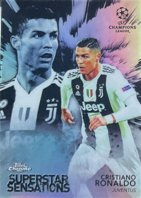 Cristiano Ronaldo 2018 Topps Chrome Uefa Champions League Superstar