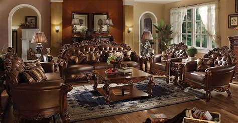 Dallas Designer Furniture Vendome Formal Living Room Set In Cherry