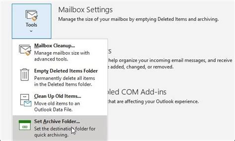 Clean Up Outlook Mailbox To Make Space For New Emails