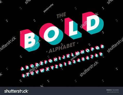 Vector Of Stylized Bold Font And Alphabet Lettering Fonts Graffiti
