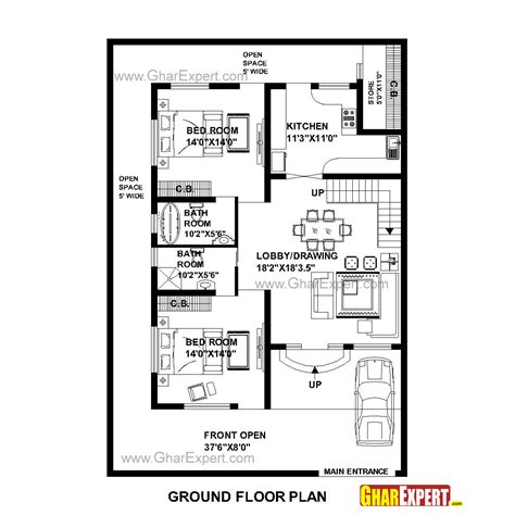 Floor Plans With Dimensions In Feet