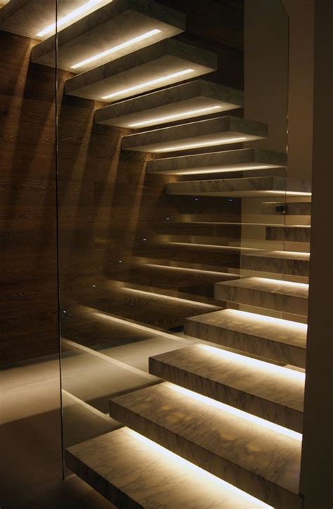 Beautiful Basement Stair Lighting Ideas Roomy Stairs Design Modern Contemporary Stairs