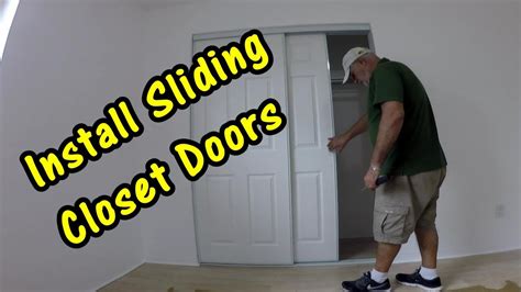 How To Install Sliding Closet Door Track Tutor Suhu