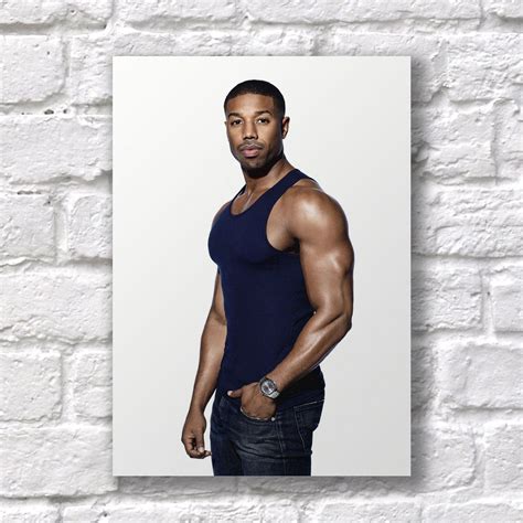 Michael B Jordan Poster A4 Set Of 4 New Home Wall Decor Sexy Hot Man