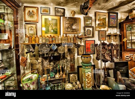 Bric A Brac Antiques Collectibles On Display For Sale In Shop West