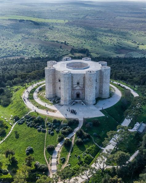 Il Castel Del Monte A Very Unusual Totally Symmetrical Octagonal Castle Built During The S
