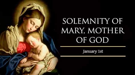 Our Lady Of The Wayside Catholic Church Reminder Solemnity Of Mary