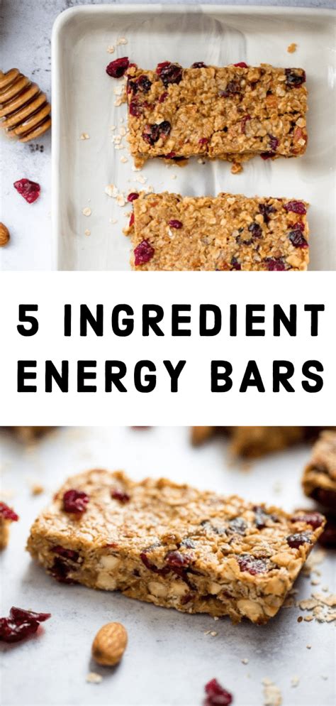 These 5 Ingredient Energy Bars Are Super Delicious Packed With Protein