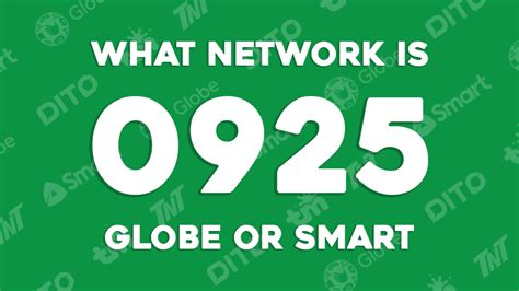 What Network Is 0925 In The Philippines Globe Or Smart