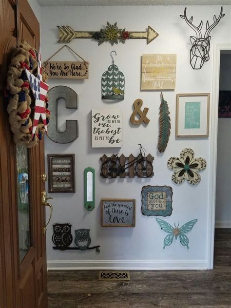 Entryway When Hobby Lobby Had Metal Art 50 Off Country Decor Rustic