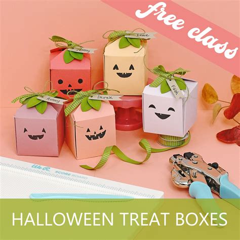 Halloween Treat Boxes Class Aly Dosdall
