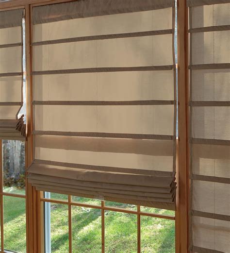 Windows are often the focal point of any room. 24"W x 64"L Easy Glide Cordless Roman Shade | PlowHearth