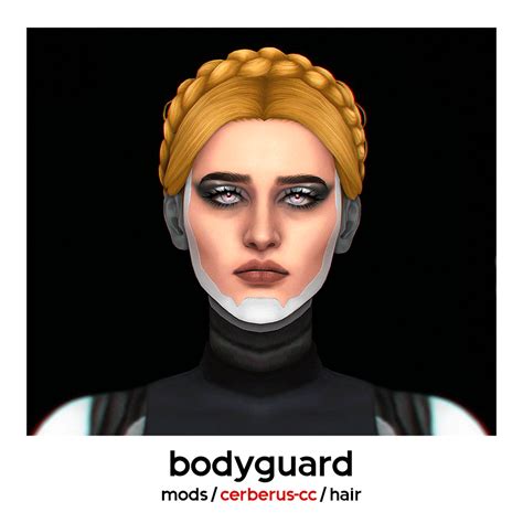 Download Bodyguard Hair Cerberus The Sims 4 Mods Curseforge
