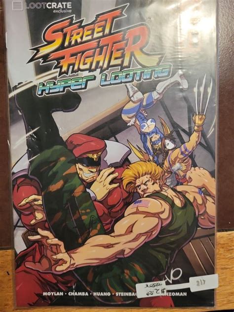 Sealed Street Fighter Hyper Looting 1 Loot Crate Exclusive Comic Book