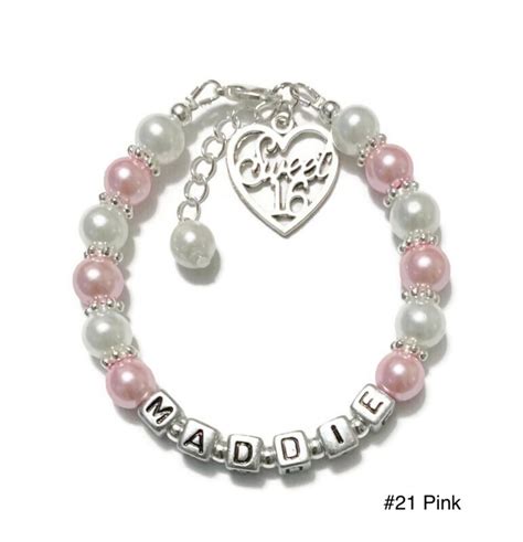 Personalized Sweet 16 Charm Bracelet For Girls 16th Birthday Etsy