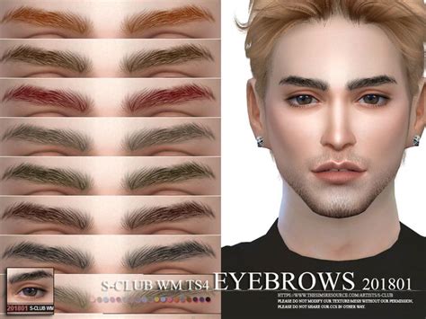 Eyebrows 15 Swatches Thank You Found In Tsr Category Sims 4 Facial