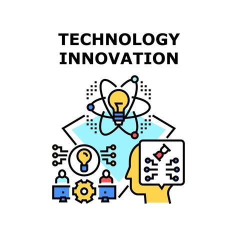 Technology Innovation Icon Vector Illustration 9795181 Vector Art At