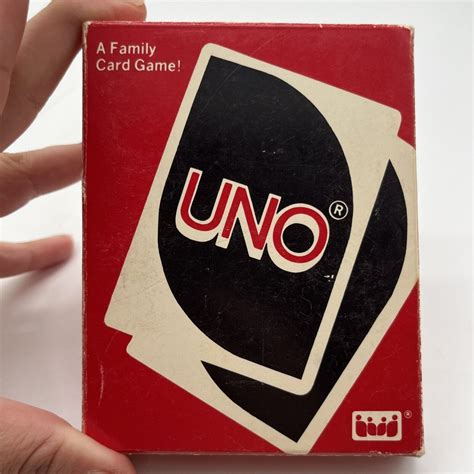 1983 Original Uno Card Game Complete Set With Box