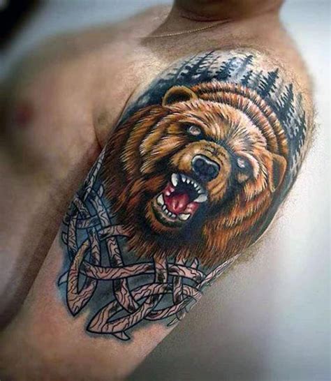 1) the grizzly bear tattoo. 125 Unique Bear Tattoo Designs - A Sign of Diversity ...