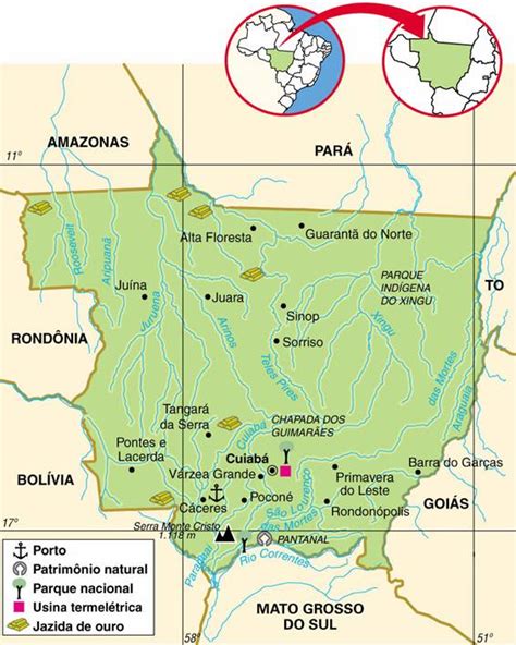 Mato Grosso Geografia E HistÓria Do Estado De Mato Grosso