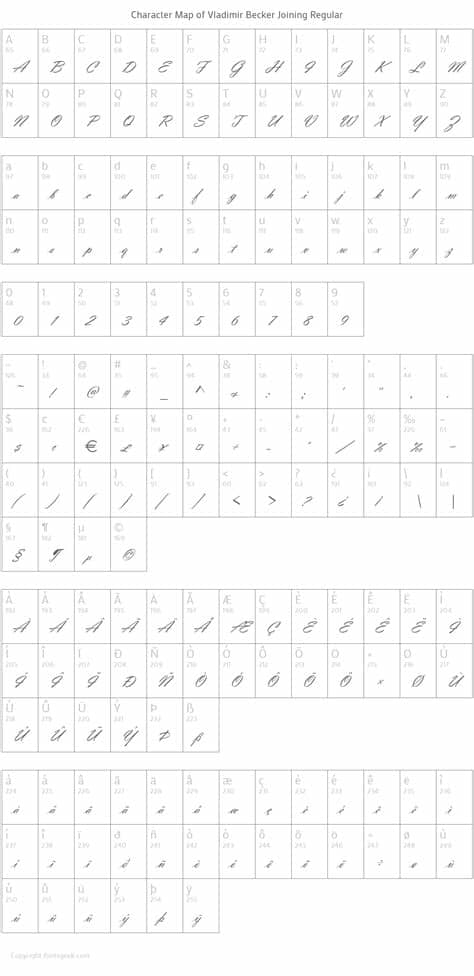 When you've used all of your pageviews, return to fonts.com for more. Vladimir Becker Joining Regular : Download For Free, View ...