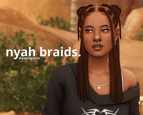 Maxis Match Hair Braids Collection Sims Custom Content Showcase My