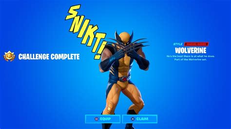 How To Unlock Wolverine In Fortnite Chapter 2 Season 4 Wolverine Challenges Guide Youtube