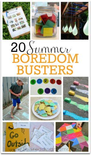 20 Summer Boredom Busters