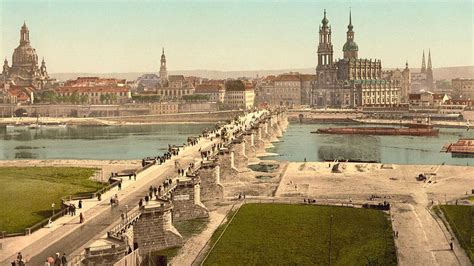 A Coloured Photo Of Pre War Dresden Germany 75 Years Ago Today Ww2
