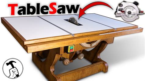 How To Make Homemade Table Sawcircular Saw To Table Sawsimple