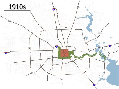 Maps Show Houstons Annexations Through The Years