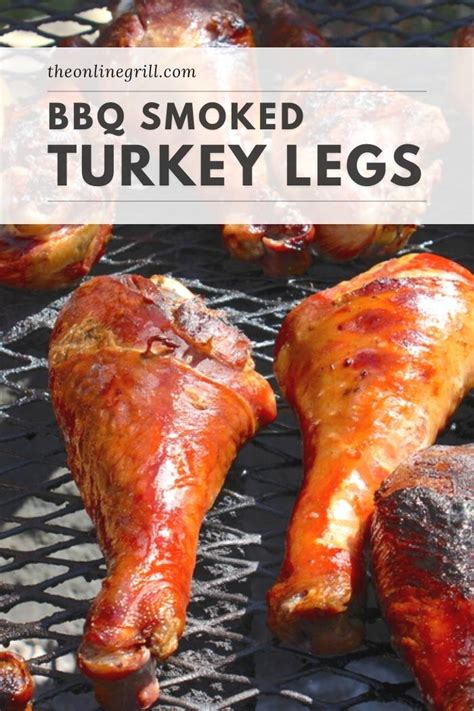 Smoked Turkey Legs [bbq Dry Rub Brine And Wood]
