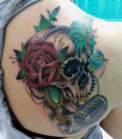 Skull Tattoos For Women Tattoos Ideas