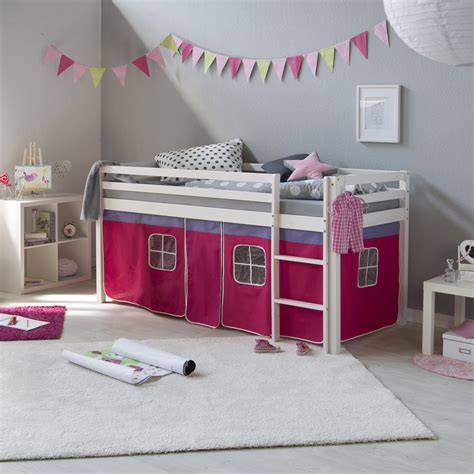 Und falls sie sich wundern , werden sie gleich. Ihr 24h-Gartenmöbel-Shop |Kinder Hochbett pink mit Leiter 90 x 200 cm