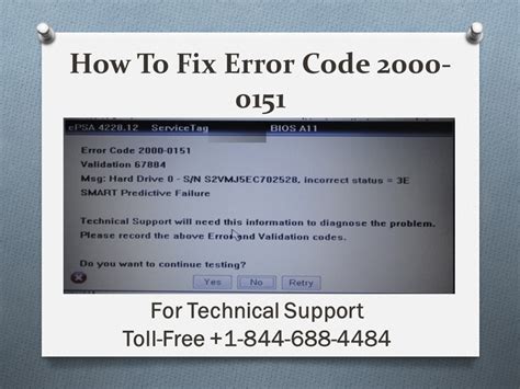 How To Fix Error Code 2000 0151 On Dell Error Code