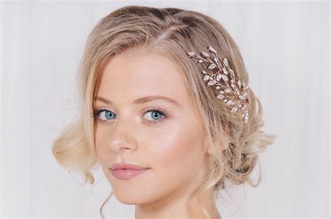 Rose Gold Hair Accessories For Weddings 22 Pieces To Shop Now