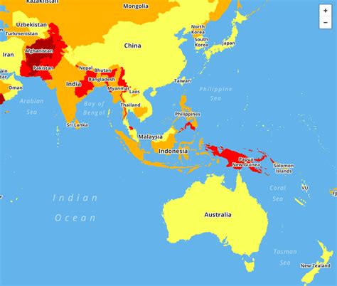 Maps Of The Worlds Most Dangerous Countries Maps