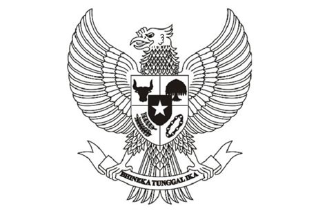 Mewarnai Burung Garuda Indonesia