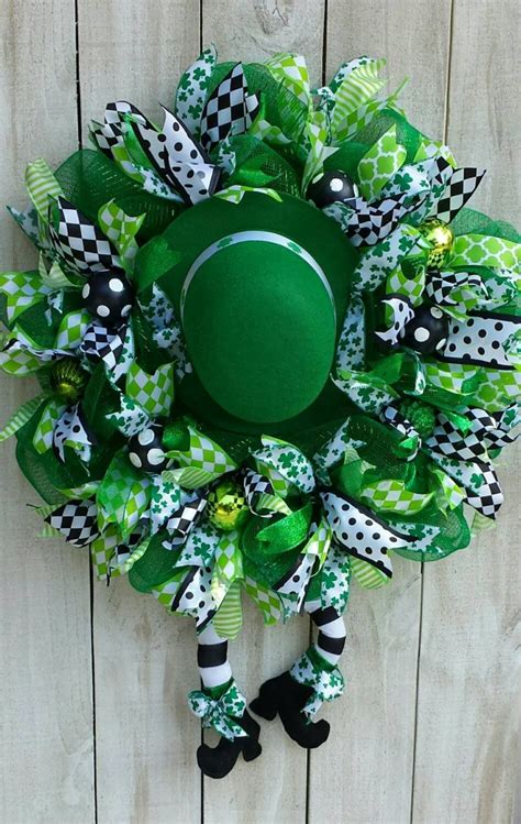 15 Stunning Handmade St Patricks Day Wreath Designs Wreaths St