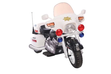 Kid Motorz 12v Police Patrol Motorcycle Toys And Games Ride On Toys