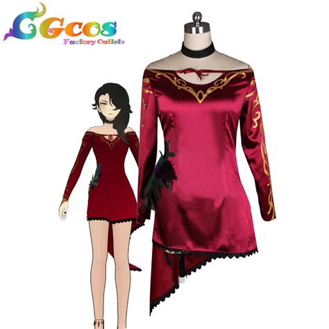 Free Shipping Cosplay Costume Rwby Antagonist Cinder Fall Retail Wholesale Halloween Christmas