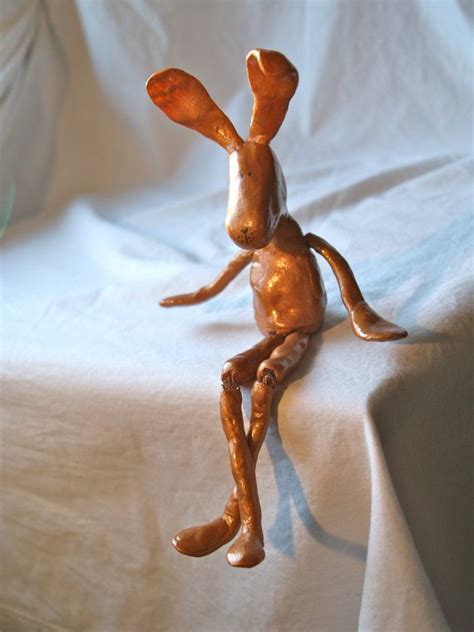 Clay Rabbit Sculpture Rabbit Sculpture Sculpture Art