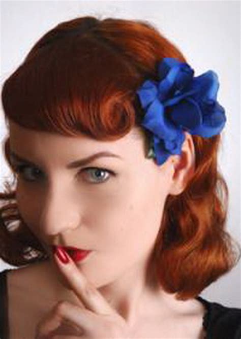 Pin Up Girl Hairstyles For Short Hair