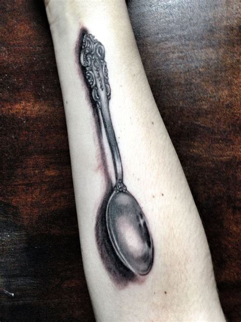 My Spoon Tattoo By Myriam Bolduc Québec City Food Tattoos Body Art