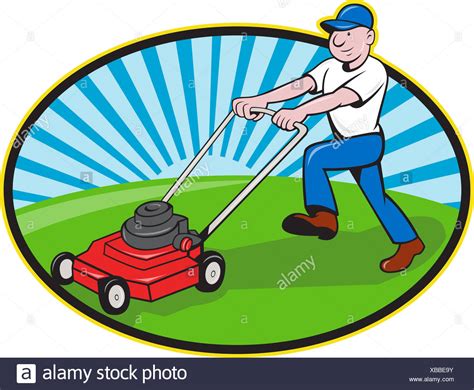 Lawn Mower Cartoon Image