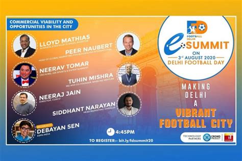 Football Delhi Esummit Video Commercial Viability And Opportunities In The City