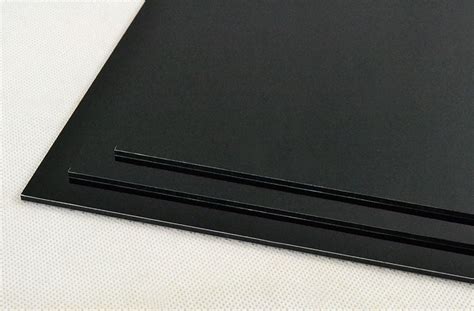 black dibond aluminium composite sheet cut  size cut plastic sheeting
