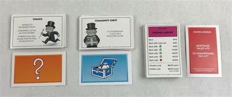 Monopoly Fast Dealing Property Trading Game Title Deed Cards Only