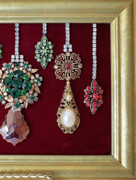 Jeweled Keepsake Christmas Ornaments Vintage Jewelry Crafts How To