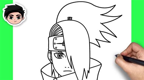 How To Draw Deidara Easy Drawings Dibujos Faciles Dessins Faciles How To Draw Comment